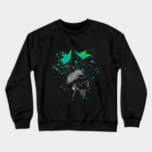 Split Crewneck Sweatshirt